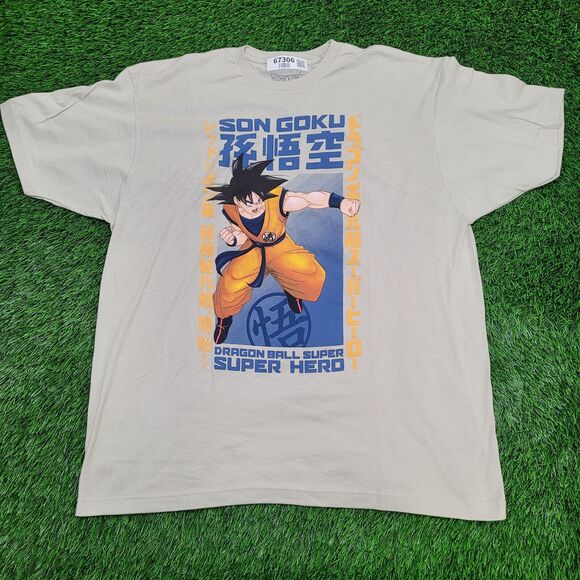 Dragon-Ball Z Shirt 2XL 25x31 Slate-Gray Son-Goku - Picture 1 of 13